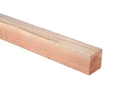 Douglas 75x75 mm fijn bezaagd