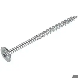 8.0x140/60 Houtbouwschroef TK Verzinkt Torx Dynaplus doos a 50 stuks