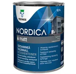 Teknos Akrylin PM3 houtcoat zwart 0,9 liter voor bevelsiding