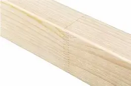 Grenen 45x45 mm geschaafd gevingerlast
