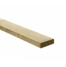Vuren 28x95 mm gewolmaniseerd geschaafd