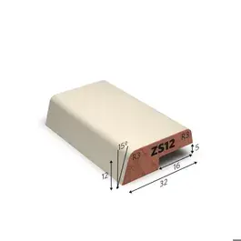 Meranti 12x32 mm glaslat gegrond met sponning ZS12
