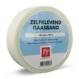 Gaasband Glasvezeltape 48mm rol 90 meter