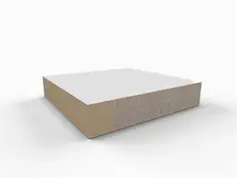 Boarddeur 2015 mm hoog stomp gegrond met slotgatboring klein glas type 901