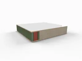Boarddeur 2015 mm hoog stomp gegrond brandvertragend 30+ slotgatboring N1200