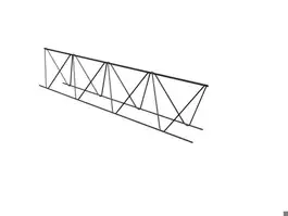 Supporter hoog 100mm lengte 2000mm