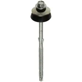 Golfplaatbout RVS/EPDM 6.5x130 mm H2S set zelfborend prijs per stuk