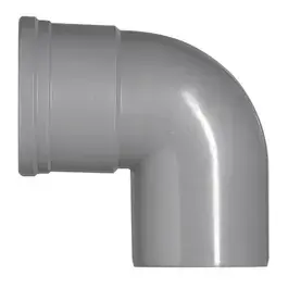 Bocht 87° DW 110mm 1x Manchetmof / 1x Spie