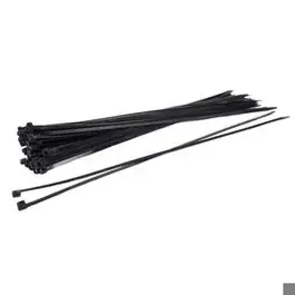 Kabelbandje Zwart 200x3.6mm zak a 100stuks