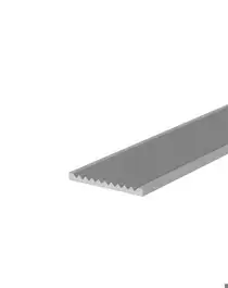 30x3mm Aluminium Slijtstrip 3000mm lang S30