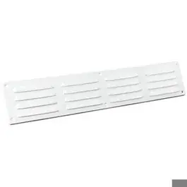 Aluminium schoepen rooster wit 495 x 90 mm. 62901500