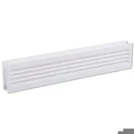 Deurrooster Binnen / buiten set Wit 46x9cm (badkamer).