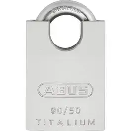 Hangslot 50mm zwaar RVS beugel Titalium Abus 90RK/50 55292