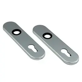 Klik - Cilinderschilden 55mm Aluminium F1 180x41mm per paar 210213