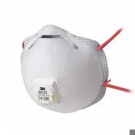 Stofmasker type 3M FFP3 + ventilatie 8833 Ds. à 5 stuks