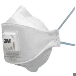 Fijnstofmasker type 3M FFP2 + uitademventiel plooibaar 9322+