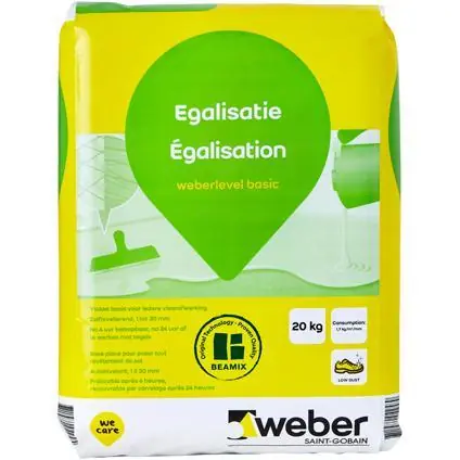 Weber Beamix Egalisatie zichtvloer 20kg