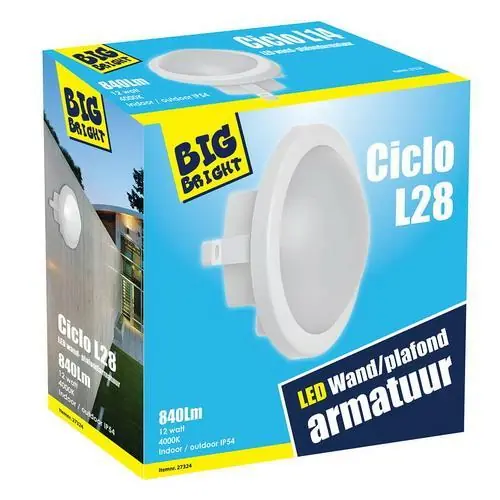 Bulkhead Ciclo L28 LED armatuur12W