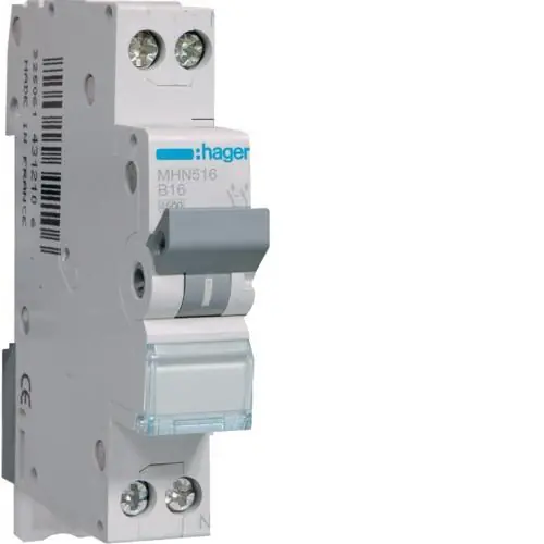 HGR INSTAUTOM 1P+N/16A MHN516