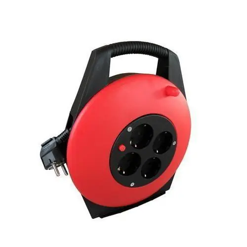 Haspel 10 meter 4V 3x1,0mm² + RA dicht box