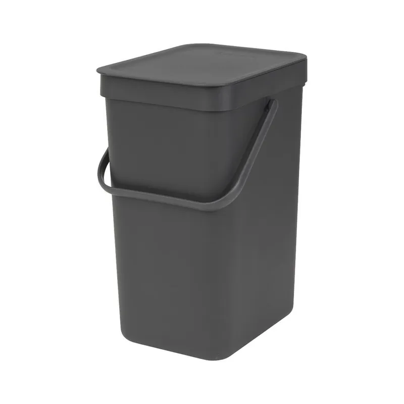 Brabantia Sort & Go afvalemmer 12 ltr. Grey