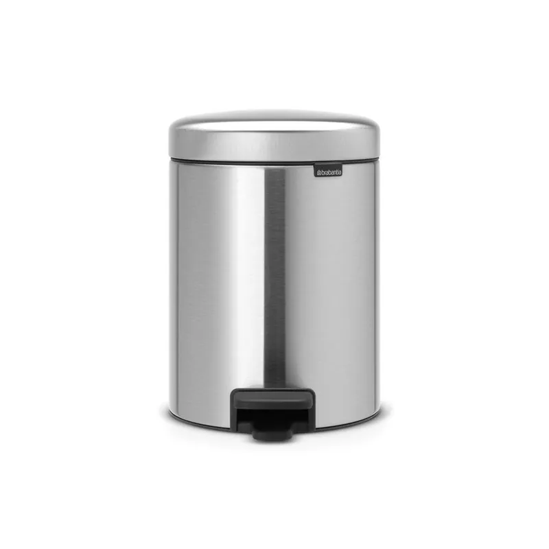 Brabantia NewIcon pedaalemmer 5 ltr. Matt Steel Fingerprint Proof