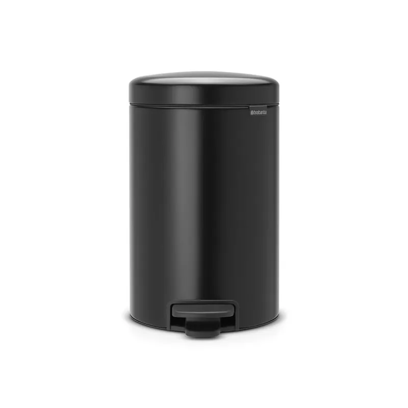 Brabantia NewIcon pedaalemmer 12 ltr. Matt Zwart