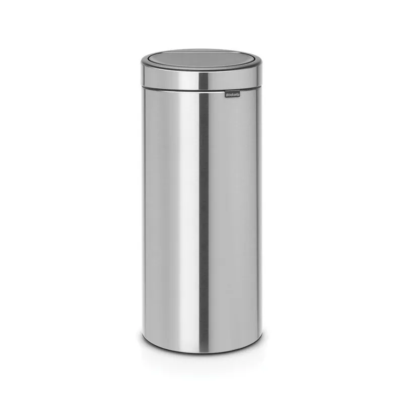 Brabantia Touch Bin afvalemmer 30 ltr. Matt Steel Fingerprint Proof