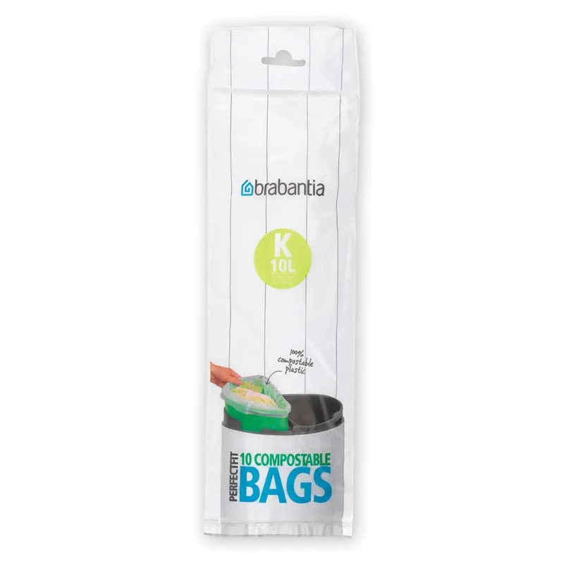 Brabantia PerfectFit afvalzakken Code K 10 ltr. 10 st.
