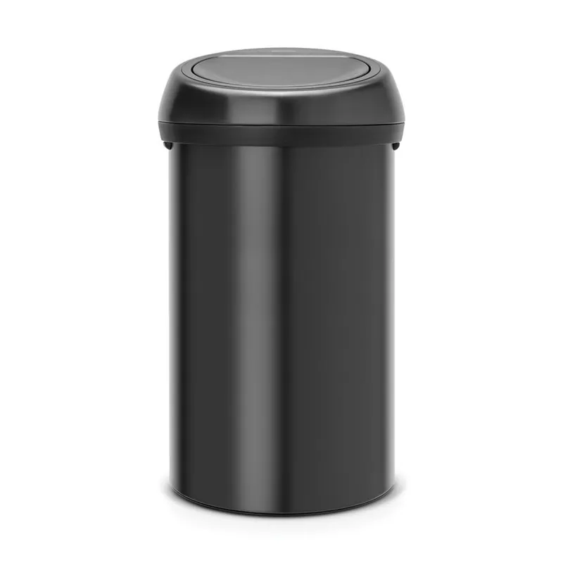 Brabantia Touch Bin afvalemmer 60 ltr. Matt Zwart