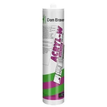 Zwaluw acrylaatkit Acryl-W bruin 310ml