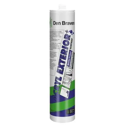 Zwaluw acrylaatkit Acryl Exterior Plus wit 310ml