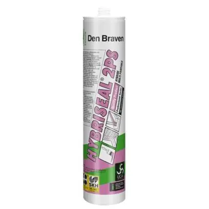 Zwaluw Hybriseal 2PS beglazingskit grijs 290ml
