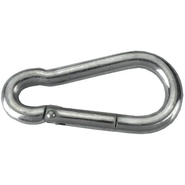 Karabijnhaak Verzinkt 9x90 mm