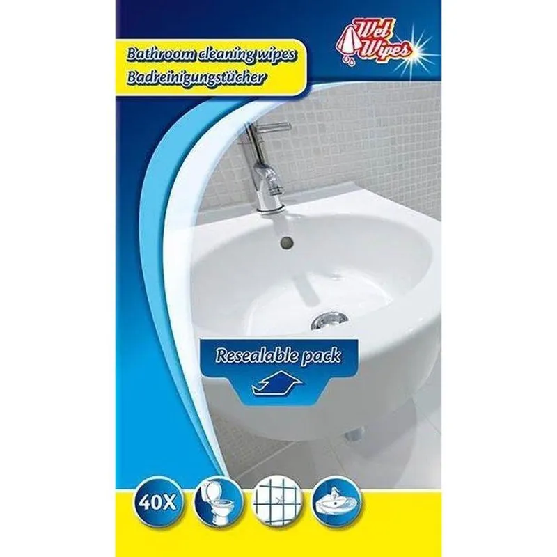 Schoonmaakdoekje badkamer
