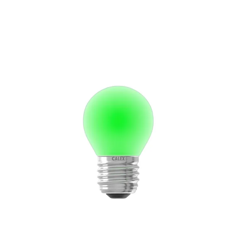 Calex LED kogellamp E27 1W groen