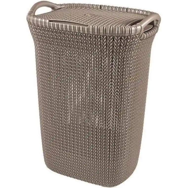 Curver knit wasbox 57 liter harvest brown