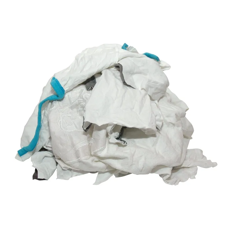 Dunne witte tricot poetslappen 5 kg