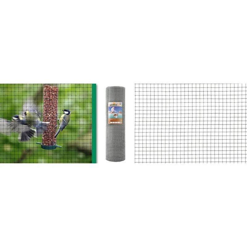 Giardino gelast gaas verzinkt 12.7 x 0.8mm x 51cm x 10 meter