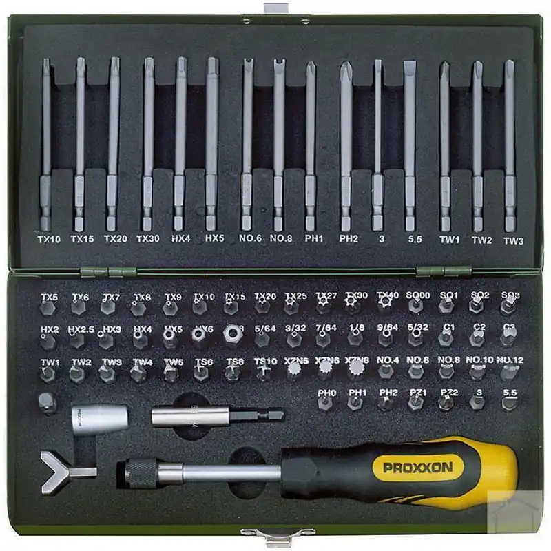 Proxxon Veiligheidsbits set (75-delig)
