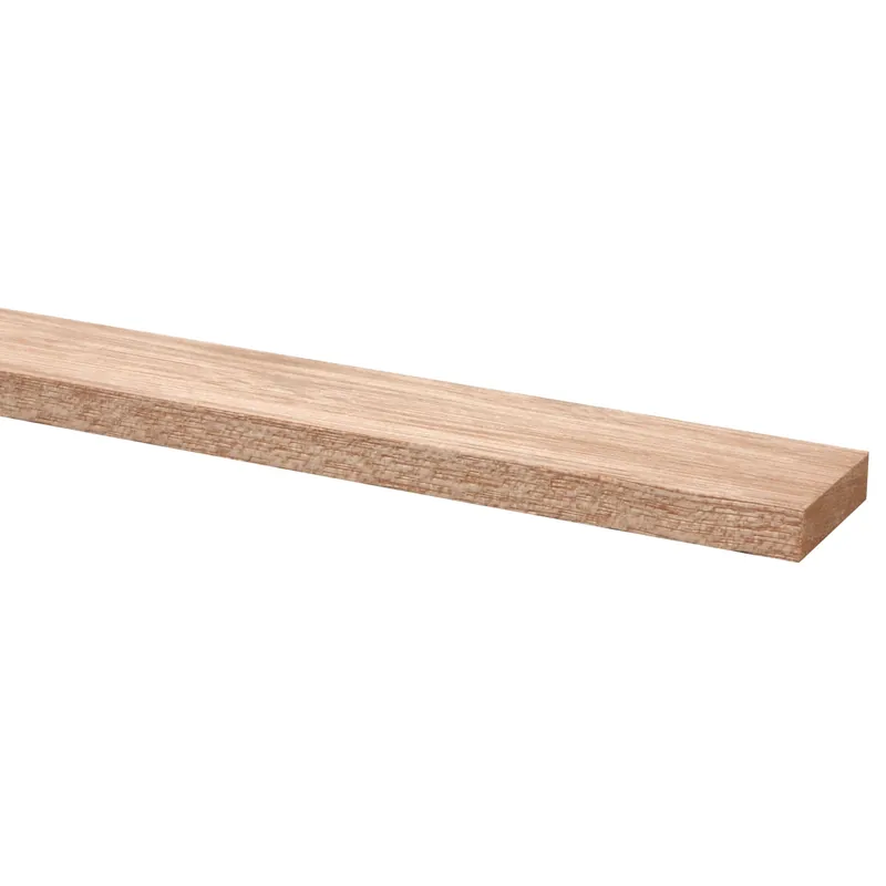 Schaaflat hardhout 12x44mm 270cm