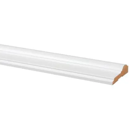 Deurlijst MDF folie (1868) 18x68mm wit classic 260 cm.