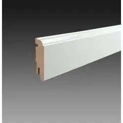 Maclean Classic De Luxe wit hoogglans 18x75mm 2,4 meter