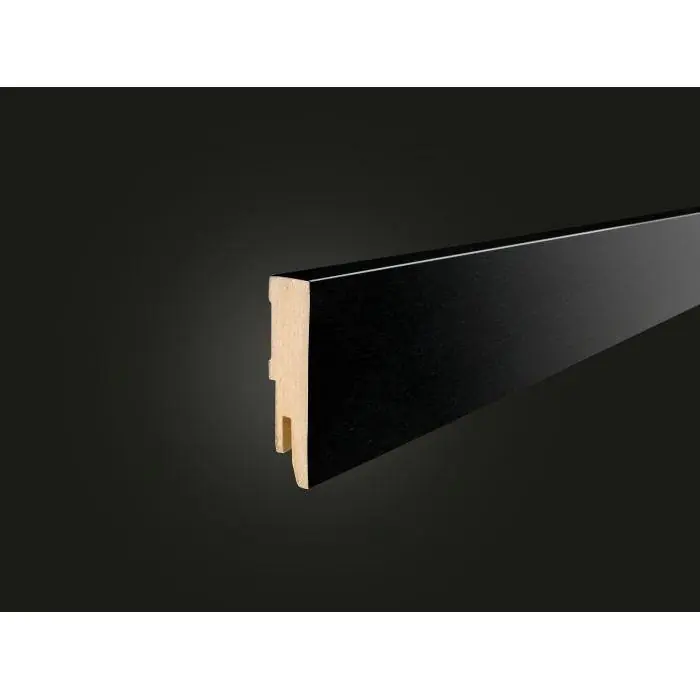 Maclean robuustplint zwart 240 cm.