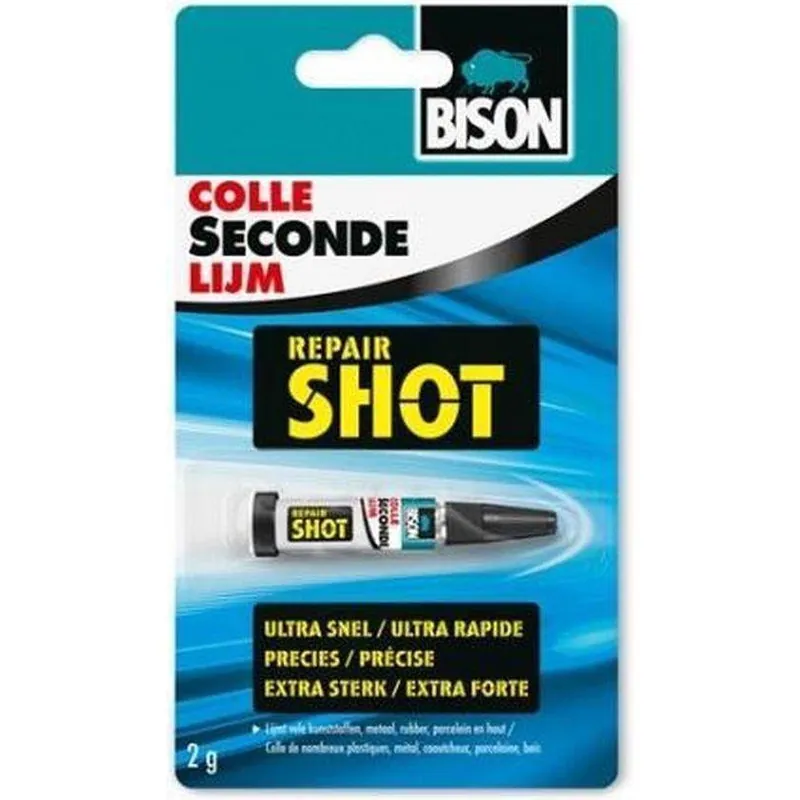 Bison secondelijm Repair Shot 2g