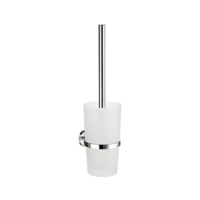 Smedbo Home toiletborstelset mat glas HK333 chroom