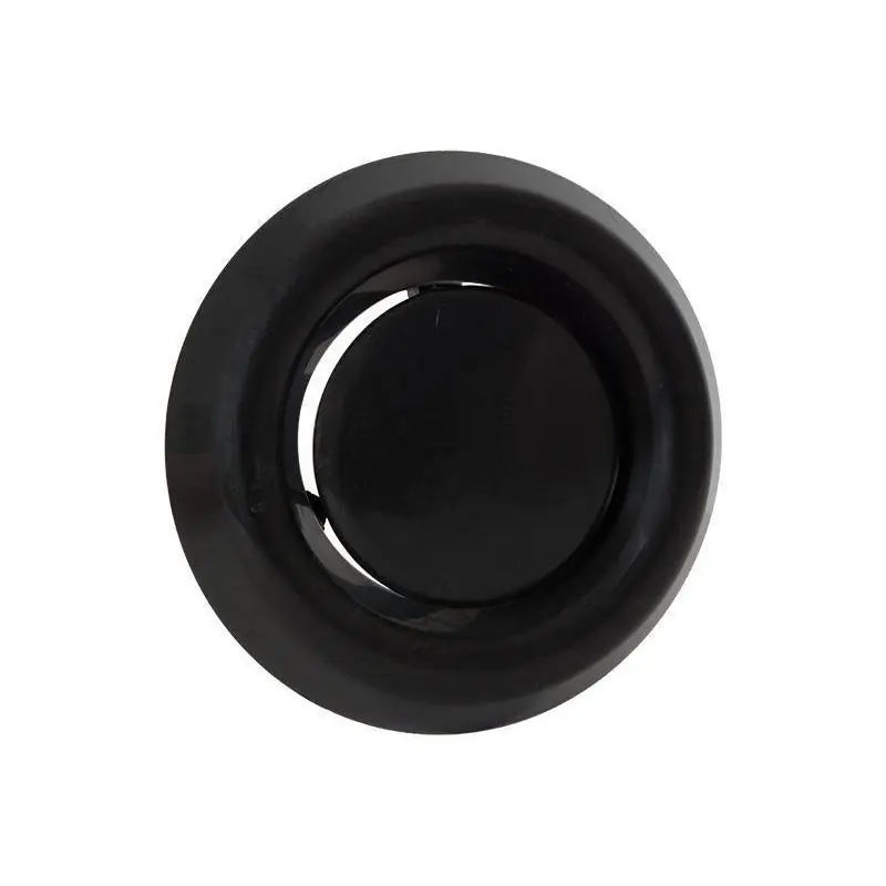 Nedco afzuigventiel diam. 100/125 mm. zwart.