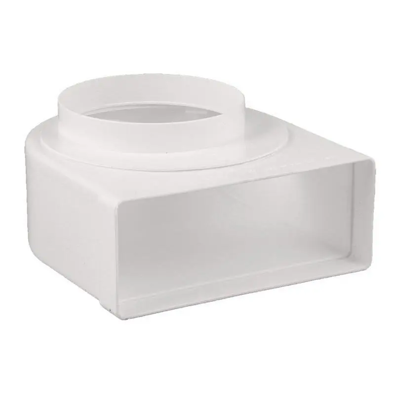 Overgangsstuk haaks 150 mm. -220x90 mm.