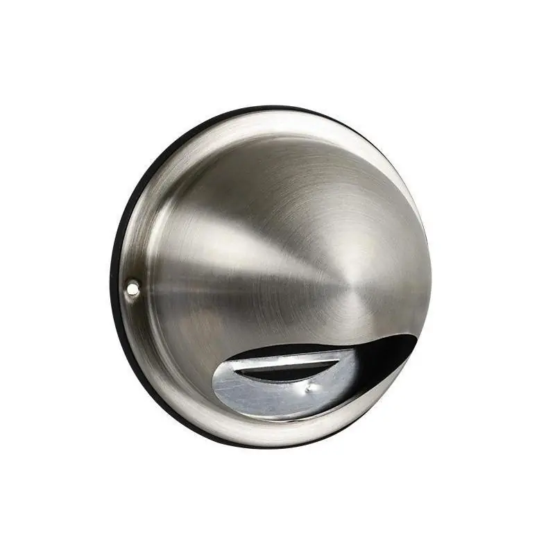 Nedco RVS buitenrooster bol model fijnmazig gaas 125mm