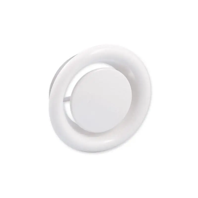 Nedco afzuigventiel met aansluitbus 100 mm. wit